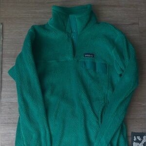 Green Patagonia Women Lightweight Fleece - Large